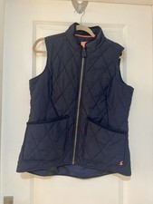 JOULES QUILTED BECKLEY Gilet - Size UK14 - Navy - Great Condition - Women’s