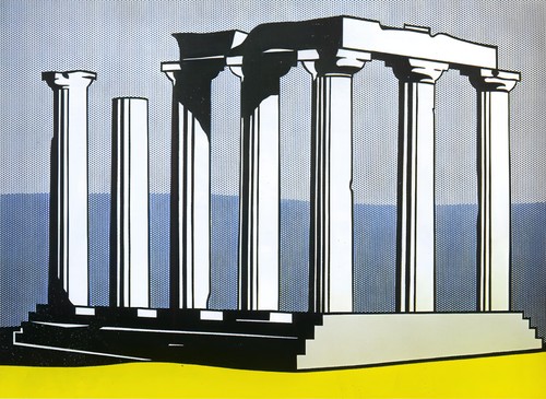 1964 roy lichtenstein temple - temple, d