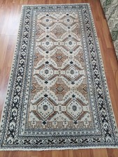 Silk Wolf Dragon Rug Tribal Antique Rug Cotton Silk Rug Handmade Geometric Rug