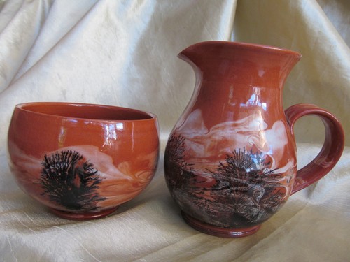 Boscastle pottery mochaware - pottery,