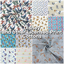 Disney Cotton Fabric Superhero Character TV Cartoon Licensed Dress Craft Fabric