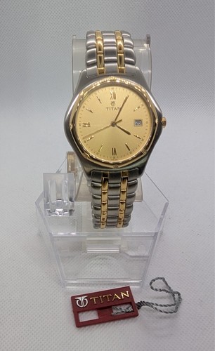 Titan men silver gold - titan, silver/gold