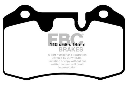 Dp41909r ebc yellowstuff rear - dp41909r,