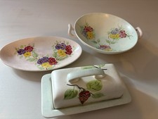 Selection of E.Radford handpainted pottery
