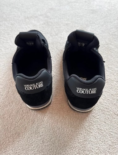 Versace jeans trainers black