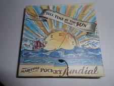 Maritime pocket sundial watch