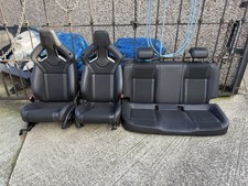 2015 VAUXHALL ASTRA J VXR 2.0 HALF LEATHER RECARO SEATS SET