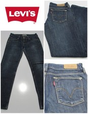 Levis 570 Stretch Straight Fit Straight Leg Jeans Blue W29 /L29 UK 11 SKU Y12666