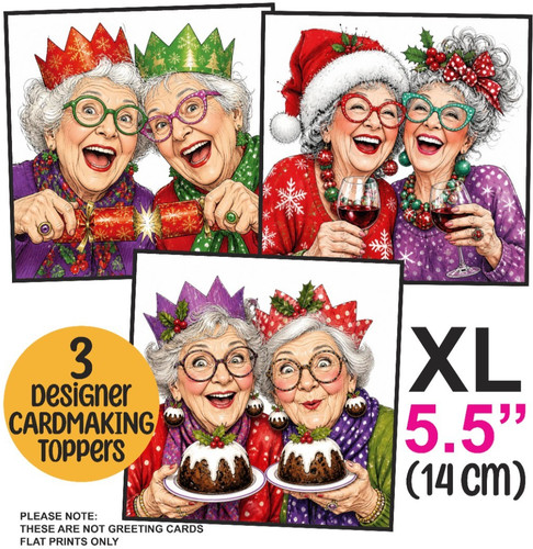 Christmas card toppers - christmas,
