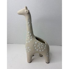 Ceramic giraffe planter - ceramic,