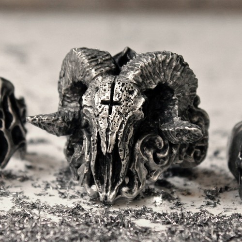 Men gothic lucifer sheep - gothic,