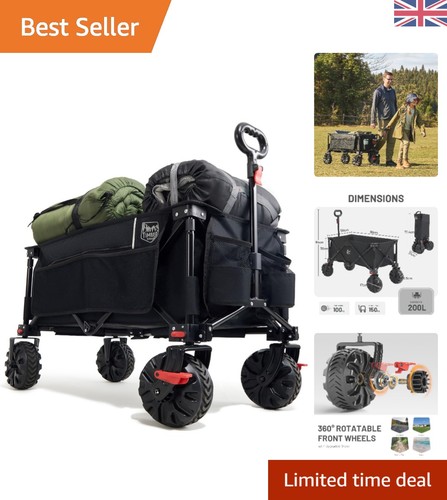 200l folding beach - folding, trolley
