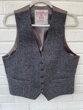 Harris Tweed Waistcoat Mens