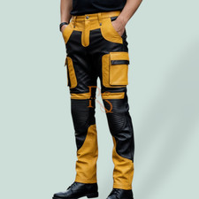 Mens Genuine Lambskin Leather