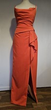 COAST Dress Sz 16 Orange party