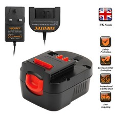 4.0Ah 12V Ni-MH Battery/Charger For Black Decker A12 A1712 FSB12 BD1204L BPT1047