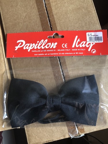 Black bow tie adult fancy - black,