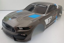 1/10 RC car 190mm on road drift Ford Mustang Body Shell Grey