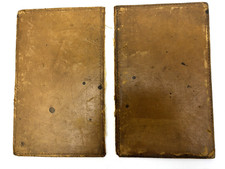 Pair of Old  Leather Book-Binding Boards