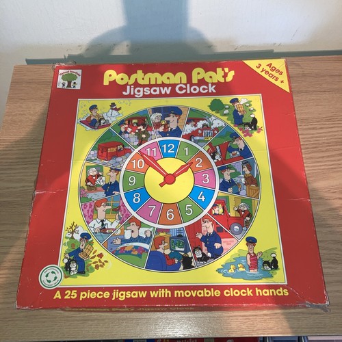 Postman pat jigsaw clock - postman,