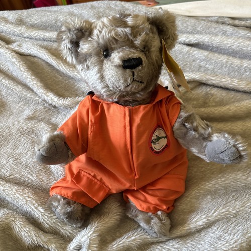 Jointed grey teddy - teddy, bear