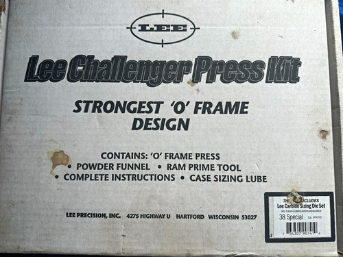 Lee challenger single stage - challenger,