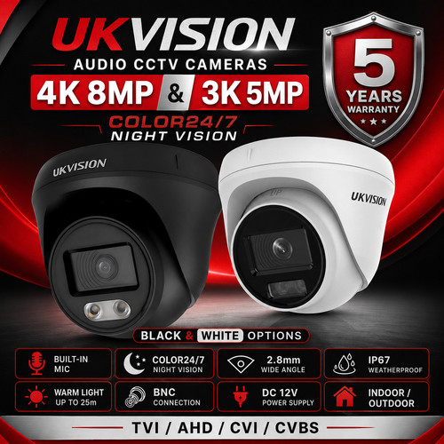 Ukvision 8mp 5mp audio - ukvision,
