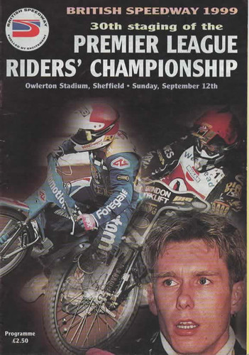Sheffield speedway programme - sheffield,