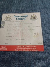 Newcastle United V Everton Fa Cup 6th Rd 7/3/1999 Match Ticket