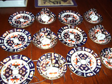 ROYAL CROWN DERBY 18 PIECE IMARI C.1897 COFFEE SET IN BEAUTIFUL CONDITION