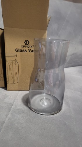 Glass vase gray - modern, style