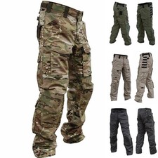 Army Military Mens Tactical Cargo Trousers Multi-pocket Outdoor BDU Combat Pants