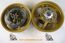 Suzuki GSXR 750 SRAD TL 1000 R S Pr Brembo 5 Spoke Gold Marchesini Look Wheels
