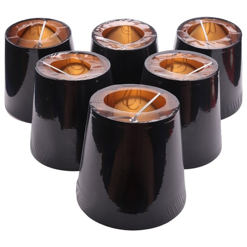 Black lamp shades with - black,