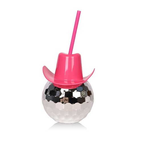 600ml disco ball cup - 600ml, cowgirl