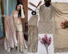 Golden Stitched Gharara