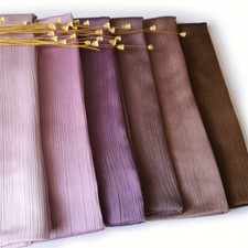 Crinkle satin chiffon scarf - crinkle,