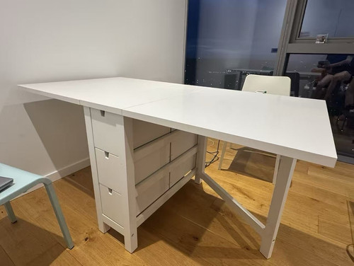 Ikea norden white gateleg - ikea,