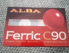 ALBA Ferric C90 Blank Cassette