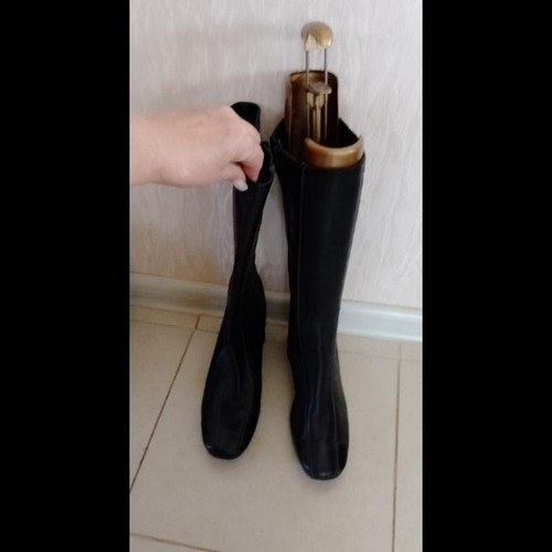 Women ecco boots black leather - women,