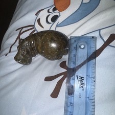 5 Antiques Stone Rhino Buddha Japanese Ceramic Elephant 2 Other Vintage Items