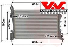 COOLANT RADIATOR 37002574 VAN