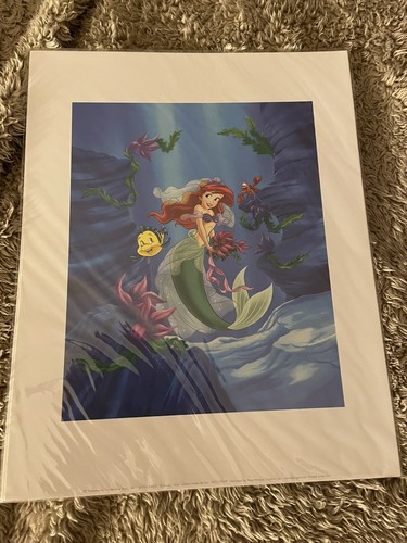 Little mermaid lithograph