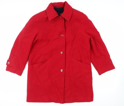 Astraka womens red overcoat - astraka,