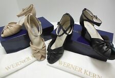 Werner Kern Italian Ballroom Shoes Ruth-5 or 46 TWO colors opentoe great comfort