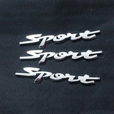 Sport silver chrome metal - 3x,