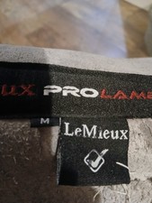 Mieux showing numnah brown - le,