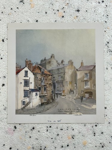 Vintage signed art print - vintage,