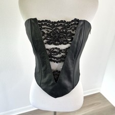 Custom Black Leather Lace
