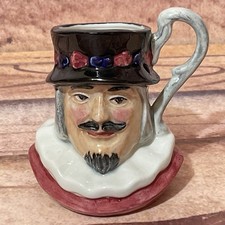 Vintage Artone Hand Painted Miniature BEEFETER Toby Jug